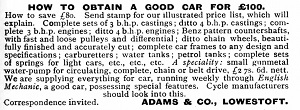The Autocar of 3rd March 1900.
