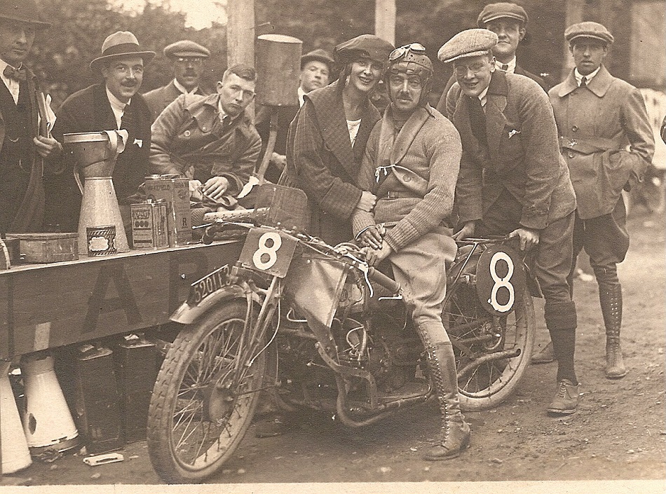 Edmond Claessens at the Belgian Grand Prix in Francorchamps in 1921
