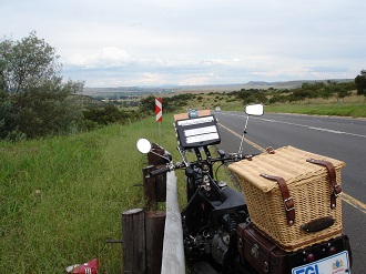 Ride in the Sun on an ABC motorcycle