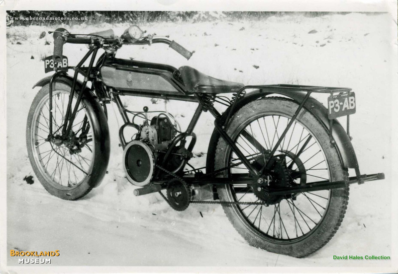 1916 Experimental A.B.C. 250cc motorcycle with two speed Albion gearbox